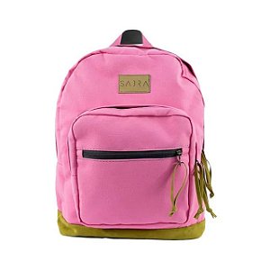 Bolsa Mochila - Sabra - Urban Camurça Rosa Bebê