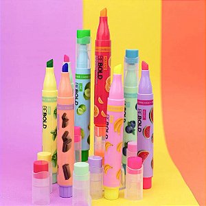 Marca Texto Be Bold - Newpen - 10 Cores Perfumadas Fruit Edition - Un