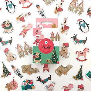 Adesivo na Caixinha - Buendia - Feliz Natal