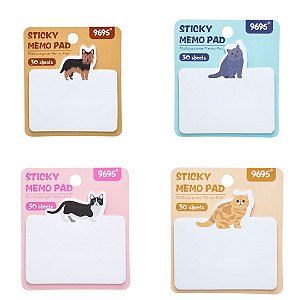 Bloco Autoadesivos - Sticky Note - Bichinhos 30 fls