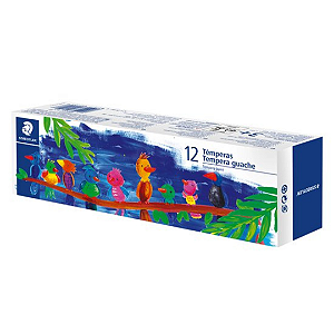 Kit Tinta Guache - Staedtler - 12 Cores 20ml cada
