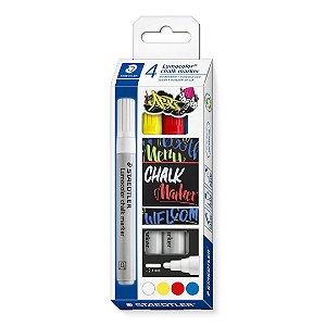 Giz Líquido - Staedtler - Chalk Marker Lumocolor® 4 Cores