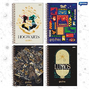 Caderno Colegial - Jandaia - Harry Potter 10 Matérias 160 folhas