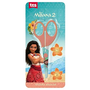 Tesoura Escolar - Tris - Moana 2 13cm