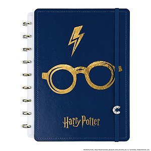 Caderno Médio - Caderno Inteligente - Harry Potter Azul