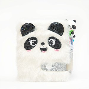 Caderno Mini - Molin - Fantasy Panda + Caneta 4 Cores