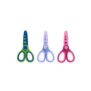 Tesoura Escolar Sem Ponta - Molin - Plástica 11,5 CM