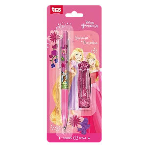 Kit Lapiseira + Borracha Batom - Tris - Princesas