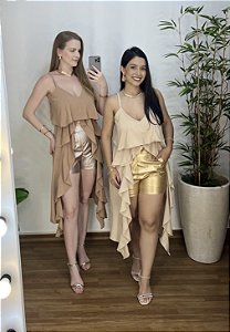 Bata Túnica Assimétrica Boho Chique