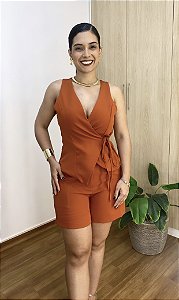 Conjunto Feminino Alfaiataria Pam Moderno Elegante
