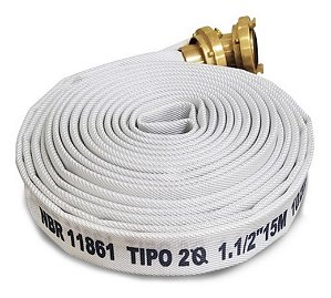 Mangueira de Incêndio para Hidrante 1 1/2'' x 15m - Tipo 2