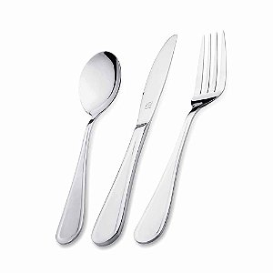 Faqueiro Hercules Inox Piamonte 72 Peças Com Estojo Gift Box