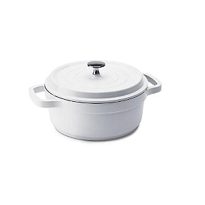 Caçarola Hércules Revestimento Ceramico Indução Branca 2,4L 21,3X9CM