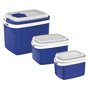 Combo Caixa Termica Cooler Soprano 32+12+5 Litros Tropical Kit