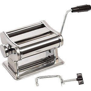 Máquina Macarrão Manual Hauskraft Cilindro Aço Inox para Talharim Lasanha Pastel