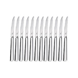 Kit 12 Facas de Sobremesa Hercules Mykonos Aço Inox 4000-006