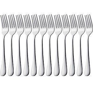 Kit 12 Garfos de Mesa Hercules Olimpia Aço Inox 1555-002