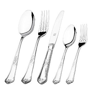 Faqueiro Hercules Inox Classique 101 Peças Com Estojo Gift Box