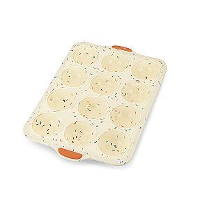 Forma de Silicone para Muffins Hercules 12 Cavidades 35x25cm Bakery
