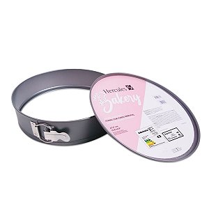 Forma Redonda Hercules Fundo Removivel Aço Carbono Ø23cm Bakery