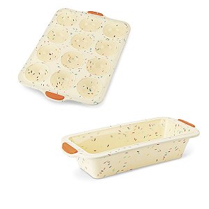 Kit 2 Formas de Silicone Hercules Bakery