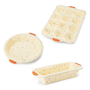 Kit 3 Formas de Silicone Hercules Bakery