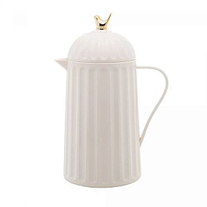 Garrafa Térmica Wolff de Plástico Bird Branca 600ml