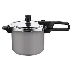 Panela de Pressão Rochedo Segura 4,5L Fechamento Externo Cinza
