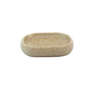 Saboneteira de Resina Oikos Oval Areia