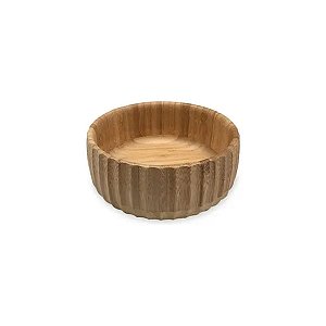 Bowl Canelado De Bambu Oikos Pequeno (15cm)