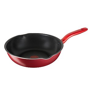 Frigideira Wok Tefal So Chef Indução Antiaderente 24cm Vermelha