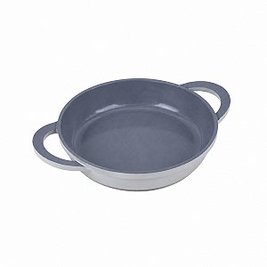 Assadeira Hercules Redonda Branca Antiaderente Ceramico 20X4cm 1L