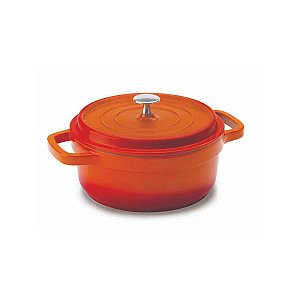 Caçarola Hercules Revestimento Ceramico Indução Laranja 1,3L 16X8CM