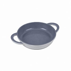 Assadeira Hercules Redonda Branca Antiaderente Ceramico 16X4cm 0,7L