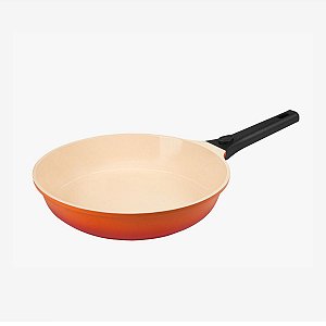Frigideira Hercules Antiaderente 28cm Indução Ceramico Laranja