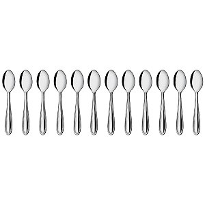Kit 12 Colheres de Chá Hercules Monterrey Aço Inox 1340-007
