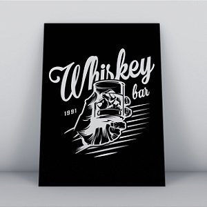 Quadro Canvas  Whisky Bar (01)