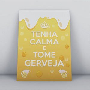 Quadro Canvas Tome Cerveja