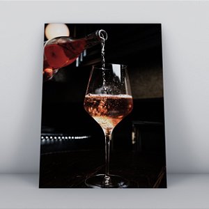 Quadro Canvas Vinho na Taça  (02)