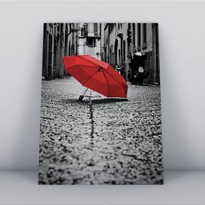 Quadro Canvas Guarda Chuva