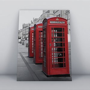Quadro Canvas Conjuto de Cabines