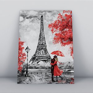 Quadro Canvas Torre Eiffel Apaixonados