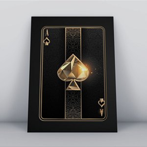 Quadro Canvas Ás de Espadas
