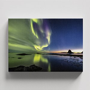 Quadro Canvas Noite Aurora