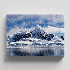 Quadro Canvas Paisagem - Neve