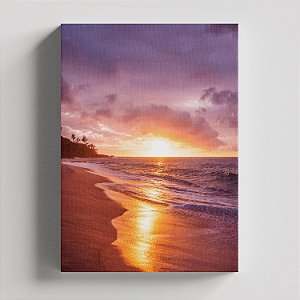 Quadro Canvas Entardecer no mar