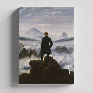 Quadro Canvas Wanderer above Sea Fog