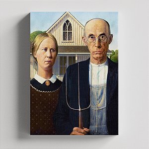 Quadro Canvas American Gothic