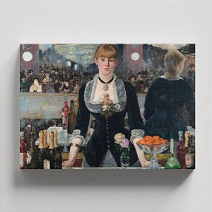 Quadro Canvas A Bar at FoliesBergère