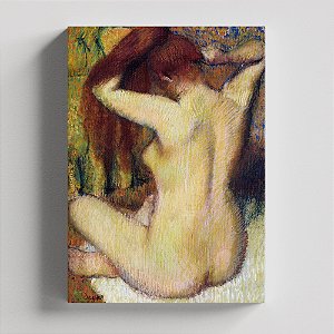 Quadro Canvas Woman Combing Her Hair